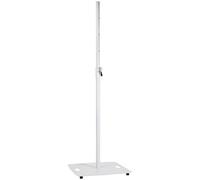 QTX Speaker Stand with Square Base - White