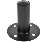 QTX | Steel Top Hat Fitting | Heavy-Duty Speaker Stand Adapter for 35mm Pole | Secure Cabinet Mount for PA Speakers, Studio Monitors, DJ Decks & Professional Audio Equipment