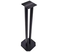 QTX | Studio Monitor Stands 80cm in Height Supplied in Pairs | Black Steel Speaker Stands with Floor Spikes | Ideal for Home Studio, Surround Sound, Home Cinema | For Small & Mid-Sized Monitors