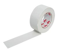 QTX | Ultimate Heavy-Duty Gaffa Tape - 50 Metres x 48mm | Waterproof, Easy Tear, Strong Adhesive | White | Outdoor & Indoor Use | Ideal for Repairs, Craft & Packing