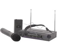 Qtx VHF handheld + neckband wireless system 173.8 + 174.8MHz