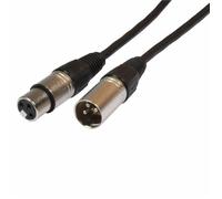 Qtx 190.081UK audio cable 3 m XLR (3-pin) Black