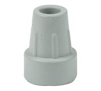 Qty: 10x 16mm (5/8") Z-Type Heavy Duty Rubber Ferrules for Walking Sticks - Grey - by Lifeswonderful®