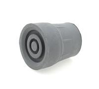 Qty: 10x 25mm 1" Heavy Duty Rubber Ferrules For Walking Frames - Grey - By Lifeswonderful®