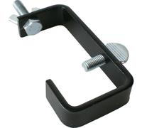 QTY 1x Black 50mm Steel Hook Lighting C / G Clamp Truss Bar Stage Bracket Lights