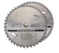 Qty 2 300mm x 30mm TCT Circular Saw Blades - 40T 60T - 25mm 20mm 16mm Rings - Loops