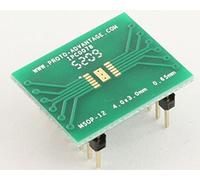 (Qty 2) Proto-Advantage IPC0078 MSOP-12 to DIP-16 SMT Adapter (0.65 mm Pitch, 4.0 x 3.0 mm Body)