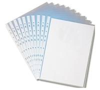 Qty 200 A4 Clear Multi Punched Plastic Pockets Wallets Suit All Ringbinder Folder File