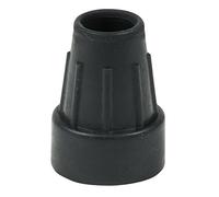 Qty: 2X 22mm 7/8" Z-Type Heavy Duty Rubber Ferrules for Crutches - Black - by Lifeswonderful®