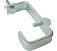 QTY 2x 50mm Steel Hook Lighting C / G Clamp Truss Bar Stage Bracket Lights DJ