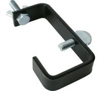 QTY 4x Black 50mm Steel Hook Lighting C/G Clamp Truss Bar Stage Bracket Lights