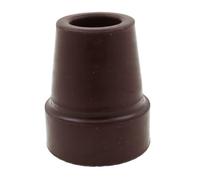 Qty: 4x Brown 19mm (3/4") Rubber Ferrules Tips for Walking Sticks & Canes - by Lifeswonderful