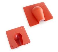 Loops QTY 5 - Cable Wire/Lead Hole Tidy Blast Outlet - Orange Hide Burst Cover Wire Wall/Brick Buster Plate - Satellite/Aerial/Coaxial/Ethernet