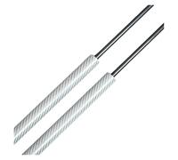 Qty2 Trunk Struts With Spring Present Rear Tailgate Boot Lift Supports Shock For SEAT For Ibiza Mk5 (6F/KJ1) 5-door Hatchback 2017 Hydraulic Support Rod(Silver Carbon Fiber)