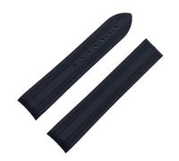 QTYQWC 20mm Curved End Watch Belt Quality Natural Soft Rubber Silicone Watchband For Strap New Seamaster 300 AT150 Bracelet