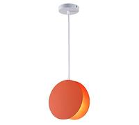 QTYQWC American Modern Small Pendant Light Fixtures Creative Round Single Head Hanging Lighting for Dining Room, Bedroom, Adjustable Lighting Fixtures Ceiling Yearn for (1 18 * 18cm)