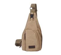 QTYQWC Backpack With Laptop Compartment Leather Tote Bag Canvas Bag Chest Pack Casual Lightweight Crossbody Backpack For Travel Hiking Cycling Travel Backpack Womens Laptop Handbags For Women