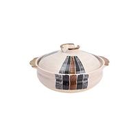 QTYQWC Ceramic Casserole, Ceramic Cookware, Health Soup Pot, Stew Pot, Open Flame Heat-Resistant Household Kitchen Supplies (Size : 30.5cm) (27.3cm)