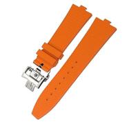 QTYQWC Convex Type Fluoros Rubber Watch Bands 24x7mm，For Vacheron Constantin Overseas Device Quick Series replacement Watch Strap
