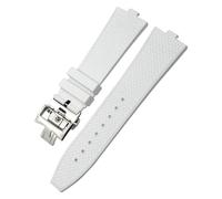 QTYQWC Convex Type Fluoros Rubber Watch Bands 24x7mm，For Vacheron Constantin Overseas Device Quick Series replacement Watch Strap