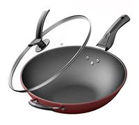 QTYQWC Cooking Pots Honeycomb Non Stick Frying Pan Flat Iron Pot Household Frying Pan Gift Pot
