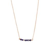 QTYQWC Dainty Natural Stone Bar Choker Necklace with Gold Cross Short Chain Necklaces