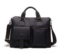 QTYQWC European and American Men's Handbag Retro Business Large-capacity Men's Bag Travel Diagonal Bag