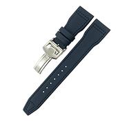 QTYQWC Fiber Canvas Watchband 20Mm 21Mm 22Mm for Iw3777 Sport Fiber Canvas Watch Strap/Black Round Buckle/21Mm