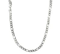 QTYQWC Figaro Chain Necklace Surgical Stainless Steel 15-34in 3mm Hypoallergenic-23