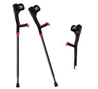 QTYQWC Forearm Crutches - 2pcs Portable Crutch, 4 Colors, Lightweight and, U-Shaped Elbow Rest, Aluminum Alloy, Collapsible, Long Use Time, Crutches Walkers, Elbow Crutches (Color : Blue)