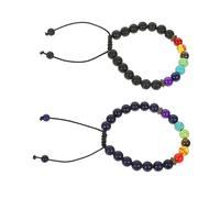 QTYQWC Girls' jewelry Men Women Natural Stone Beads Volcanic Lava Rock Bracelet for Yoga Meditation Wear-resistant accessories