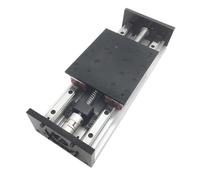 QTYQWC Heavy Load Slide table 100MM-1000MM Stroke Platform Double Guide Rail HGR20 4PCS Slider 20MM Sliding Linear module Ballscrew(700MM Stroke)