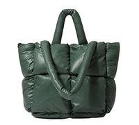 QTYQWC Large Crossbody Bags Personalised Wallets For Men Ladies Large Quilted Tote Bag Winter Soft Quilted Shoulder Bag Down Shoulder Bag Ladies Handbag Leather Laptop Bag Women Back To School