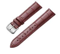 QTYQWC Leather Watch with Men's and Women's Pin Basketball Small Bracelet Accessories Strap(White-Dinosaur Doodle4,17mm)