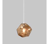 QTYQWC Modern - Colored Stone Glass Chandelier European Simple Single Head Pendant Lights Personality Home Restaurant Showcase Lighting Ceiling Lamps Modern Chandeliers,Chandelier