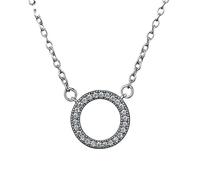 QTYQWC New 2025 5 Hot For Style 100% Real 925 Sterling Silver Lucky Romantic Pendant Necklaces For Women Sterling-Silver-Decoration Jewelry Commemorative With You Accessories Trendy Best For Gift