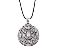 QTYQWC New 2026 925 Sterling Silver Necklace Pendant For Women Men Vintage Buddha Xinjing Sweater Fine Jewelry Party Gift Decoration Luxury With You Accessories Trendy Best