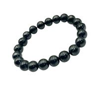 QTYQWC New 2026 Pangem-1Pcs 100% Natural Russia Shungite Bracelet, Gem Stone Jewelry 6Mm 8Mm 12Mm 14Mm Rich In Fullerenes Decoration Luxury With You Accessories Trendy Best For Gift