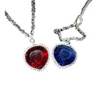 QTYQWC New 2026 Unisex 30X30Mm Pendant Fashion Exaggerated Ocean Heart Necklace Silver Color Aaaaa Cz Wedding Long For Women Decoration Jewelry Luxury With You Accessories Trendy For Women And Men