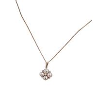 QTYQWC New 2026 Unisex 925 Sterling Silver Imitation Pearl Women's Long Necklace Elegant Inlay Zircon Initial Friendship Pendant Choker Luxury Jewelry Accessories Trendy Best For Gift Women And Men