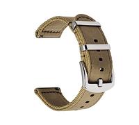 QTYQWC Nylon Watch Strap Nylon Watch Band 18Mm 20Mm 22Mm 24Mm Breathable Woven Lightweight Canvas Watch Straps Watchbands Sports Black Green Strap /18Mm/Kh