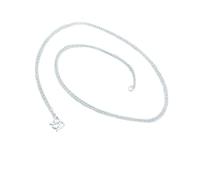 QTYQWC Pure S999 Silver Chain Men Women Gift Wheat Necklace 16-27.5inch-2.5mm, 21.6inch, 7g