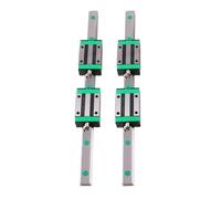 QTYQWC Sliding rail linear bearing slider block 300-1000mm 2pcs HGR20 Square Linear Guide Rail + 4pcs HGH20CA Bearing Slider Blocks Use For 3D Printer(500mm)