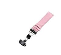 QTYQWC Watch Band Genuine Cow Leather Watch Strap with Buckle Bracelet Green Red White Watchband 18mm 20mm 22mm 24mm(Black-JoJo's Bizarre Adventure1,22mm)