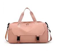 QTYQWC Women's Gym Bag Men's Multifunctional Sports Gym Bag Oxford Cloth Travel Bag Yoga Backpack (Color : Pink, Size : 47 * 20 * 25cm)