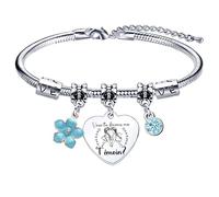 QTZXZX Cadeau Témoin Bracelet Témoin Mariage veux tu etre ma temoin mariage Cadeau Témoin Témoin Bracelet annonce temoin mariage Cadeau Témoin de Mariage Demande Demoiselle d'Honneur, L, Acier