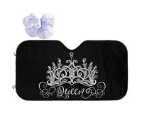 Qu-Een Crown Windshield Sunshade Portable Car Windscreen Sunshade Foldable Car Window Covers Universal For Vehicle Va-Ns Auto S