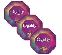 Quaaality Street Chocolate Assortment Tub, 550g, Pack of 3 Perfect to share a gift.