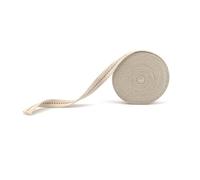 Quacc 1 Roll 10 Feet 1/2" Flat Cotton Oil Lamp Wick with Red Stitch, Replacement Oil Lantern Wick for Kerosene Lamps and Candle Burners