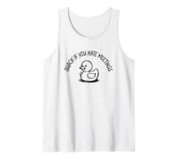 Quack If You Hate Meetings Rubber Ducky Tank Top